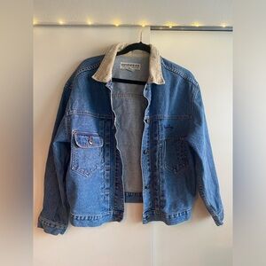 Vintage Union Bay American Favorites Denim Jacket Small Corduroy Collar